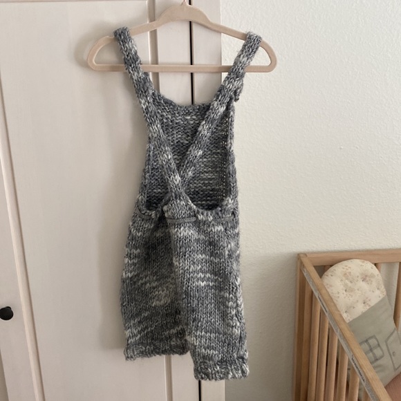Message In A Bottle | Wool Blend Knit Romper Shorts with Pom Pom - Picture 4 of 7